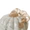 Glitzhome® Small Marble Glass Pumpkin, Gray